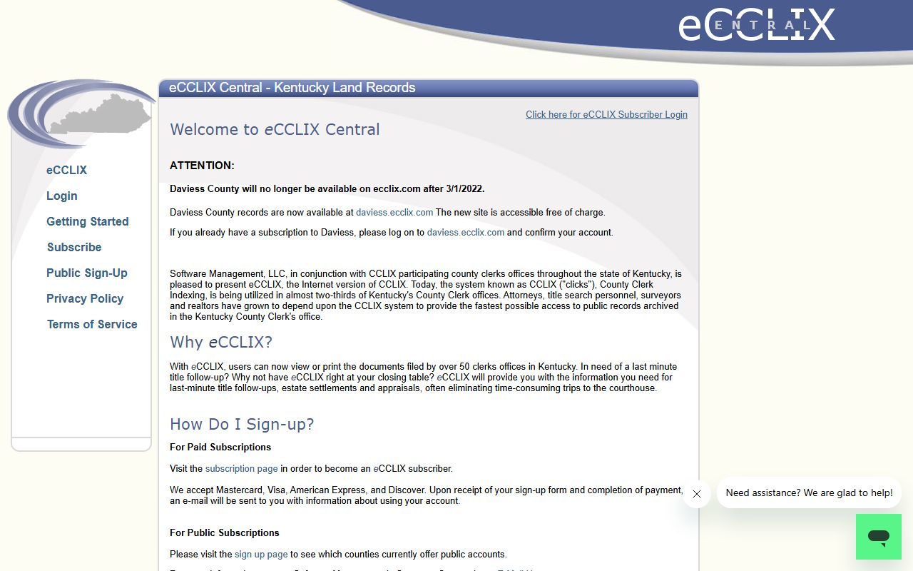 Bracken County Circuit Court Clerk records compared with eCCLIX county clerk records