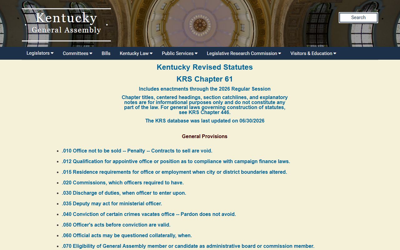 Bracken County court records KRS Chapter 61 open records source